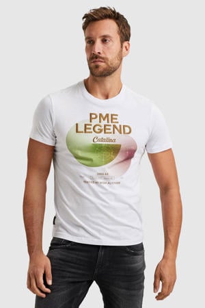 regular fit T-shirt met printopdruk 7003