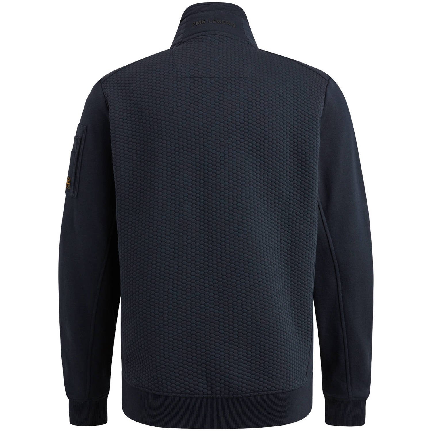 PME Legend sweatvest met jacquard 5281