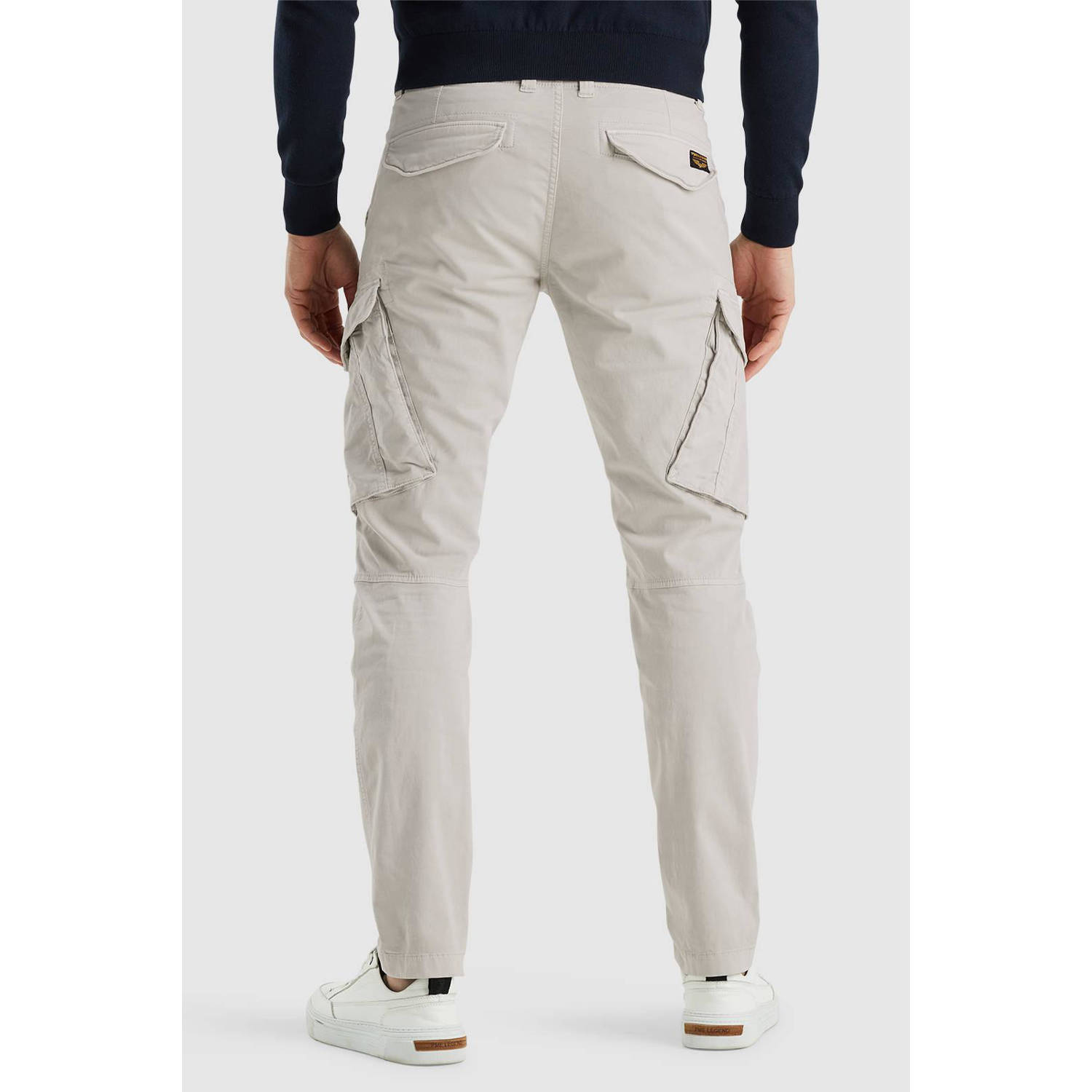 PME Legend tapered fit cargo broek NORDROP grijs