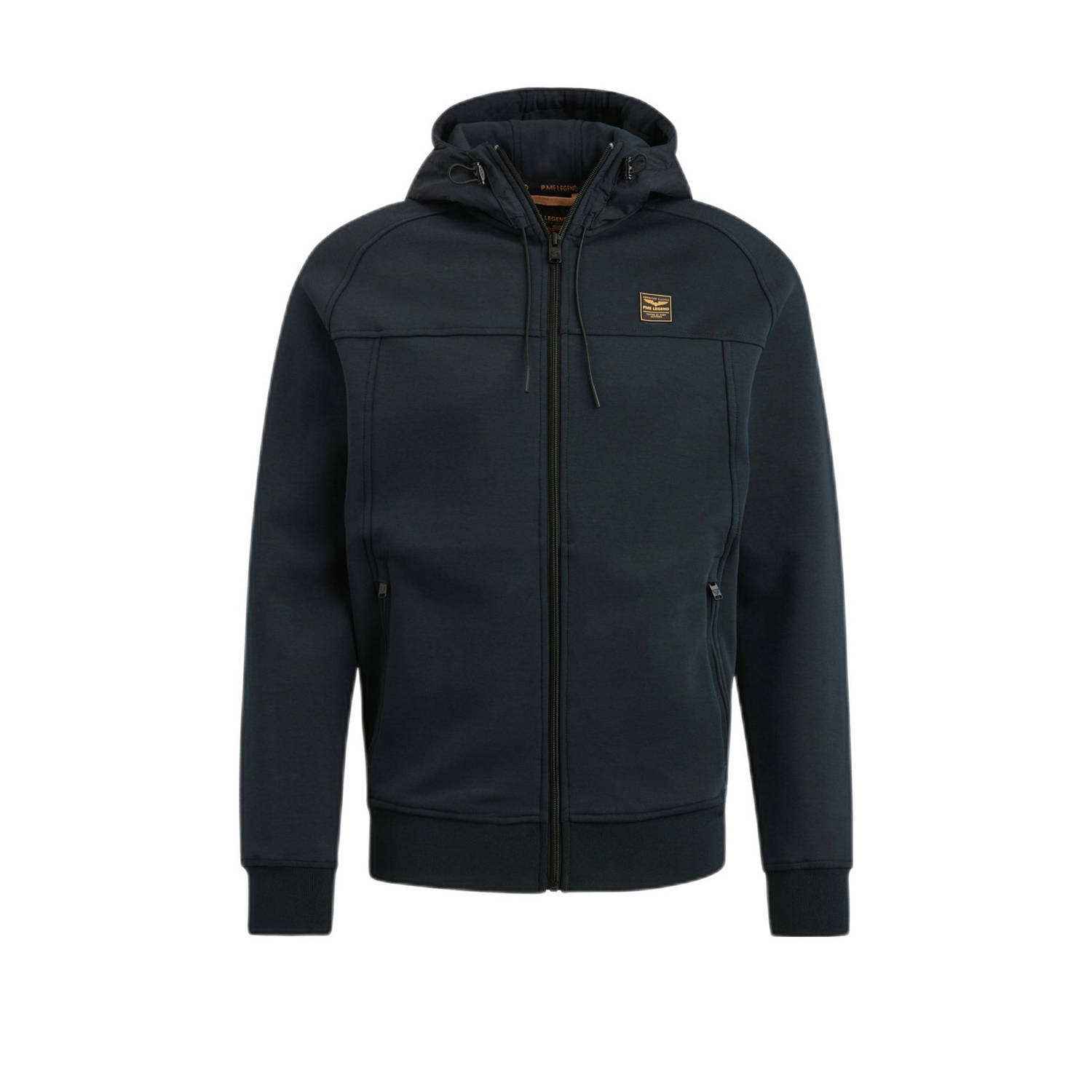 PME Legend Interlock Sweat Zip Jas Volledige Knopen Blue Heren