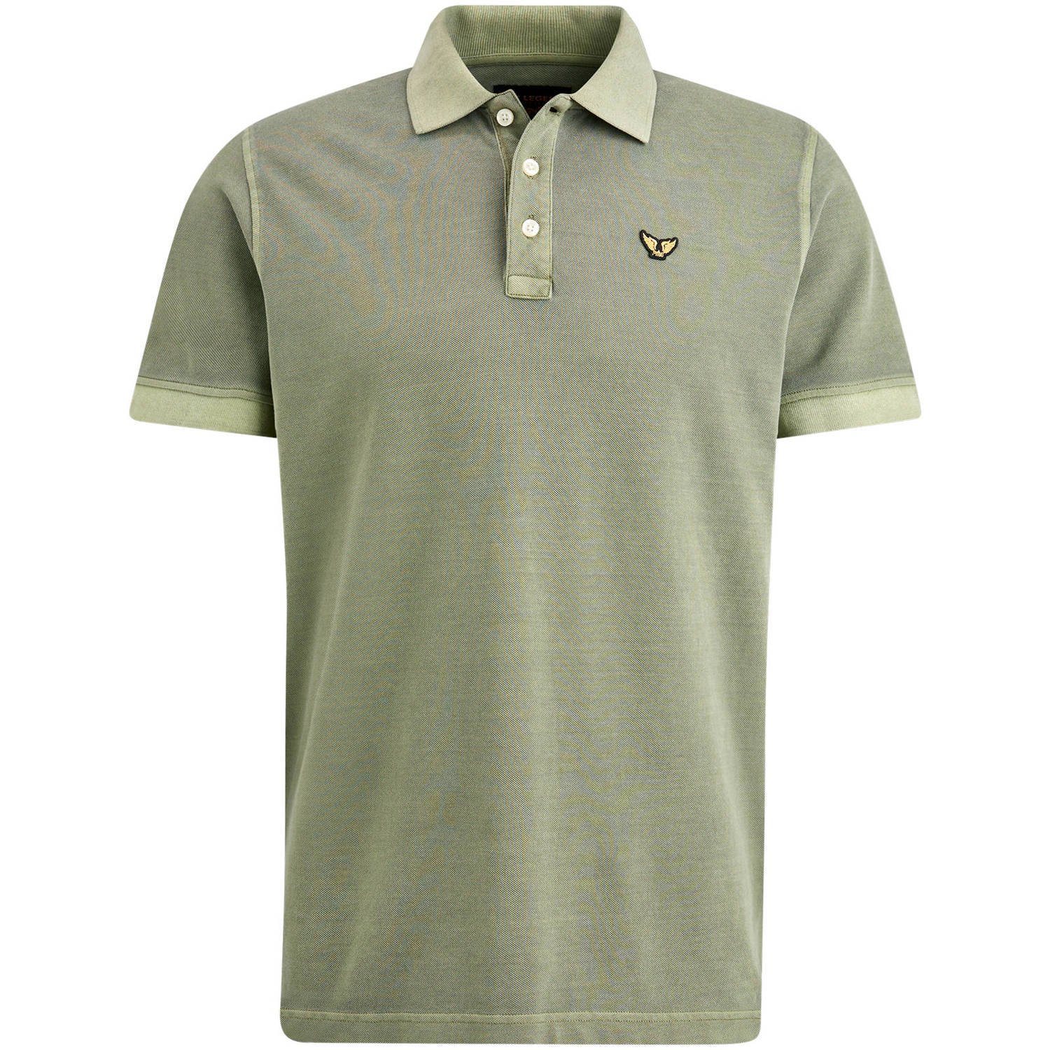 PME LEGEND Heren Polo's & T-shirts Short Sleeve Polo Garment Dye Groen