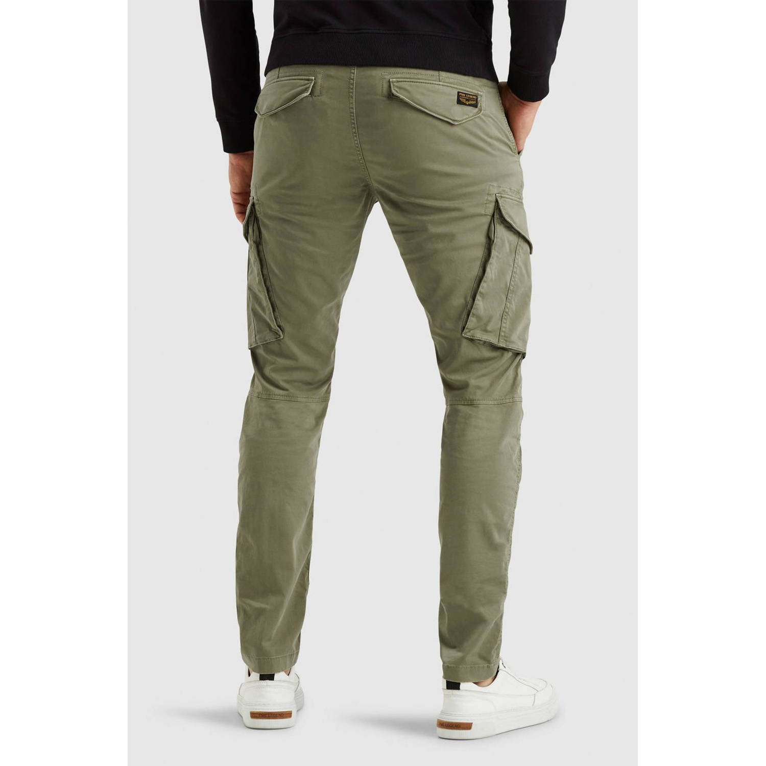 PME Legend regular fit cargo broek NORDROP green