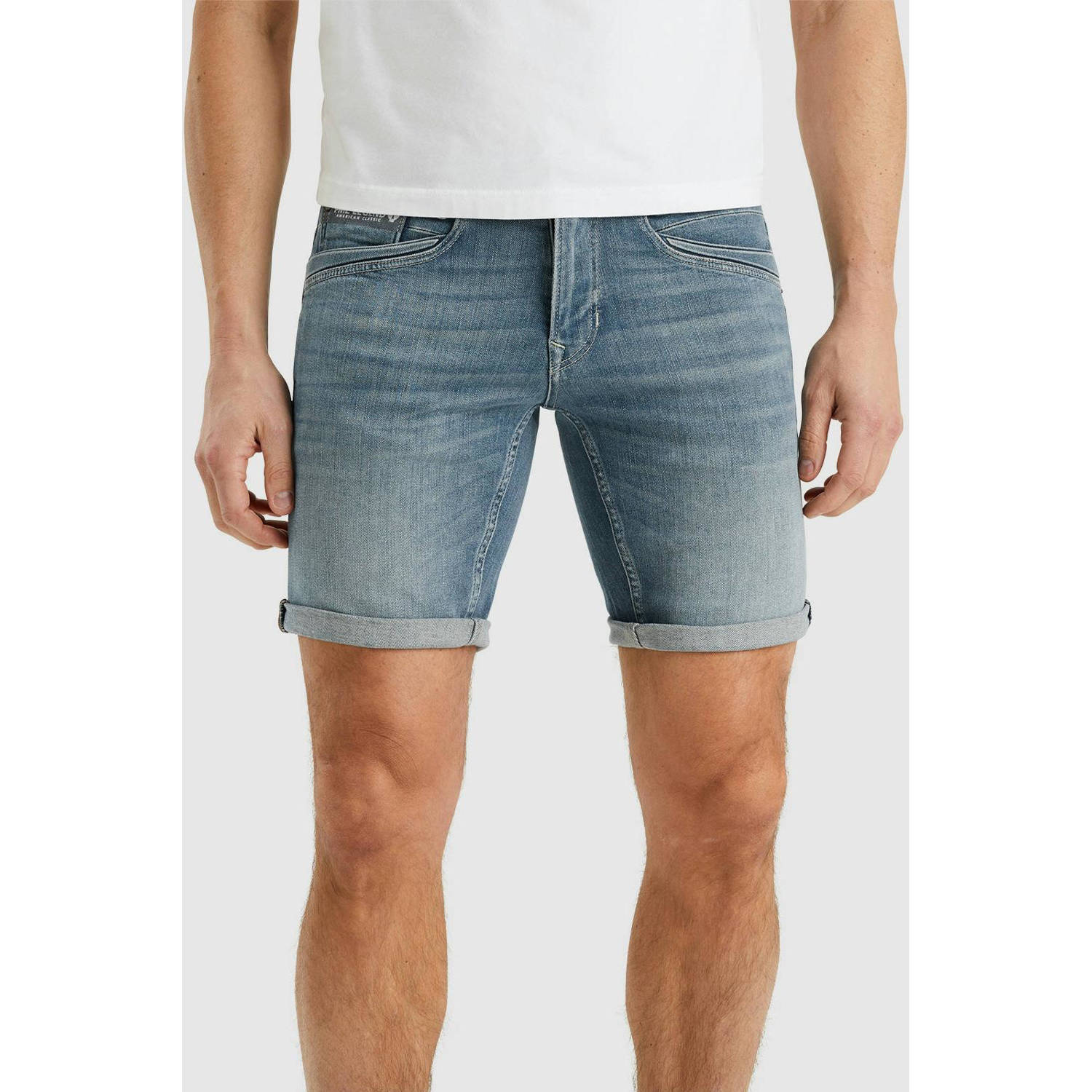 PME Legend regular fit short SKYRAK blauw