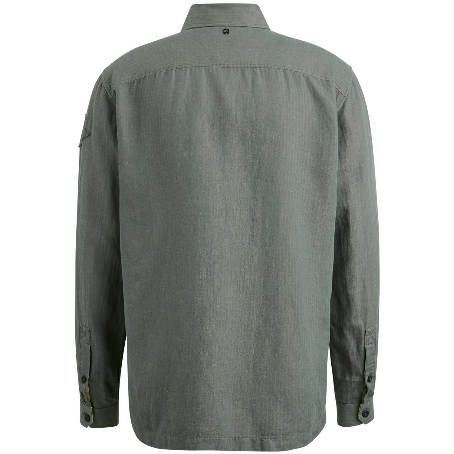 PME Legend regular fit overshirt met logo groen