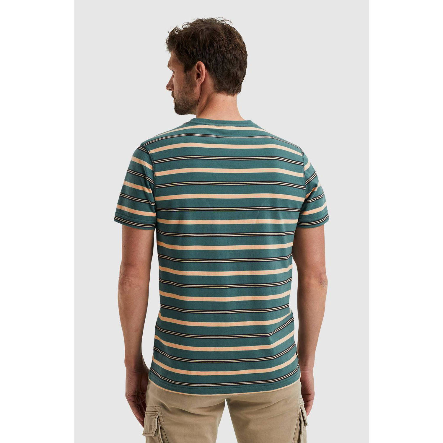 PME Legend gestreept T-shirt groen