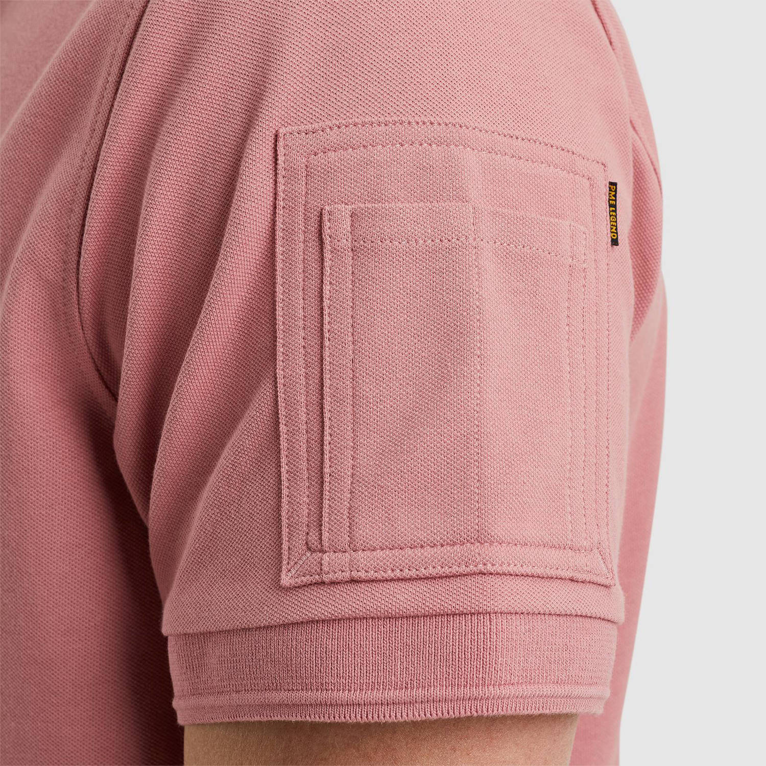 PME Legend polo Trackway met logo roze