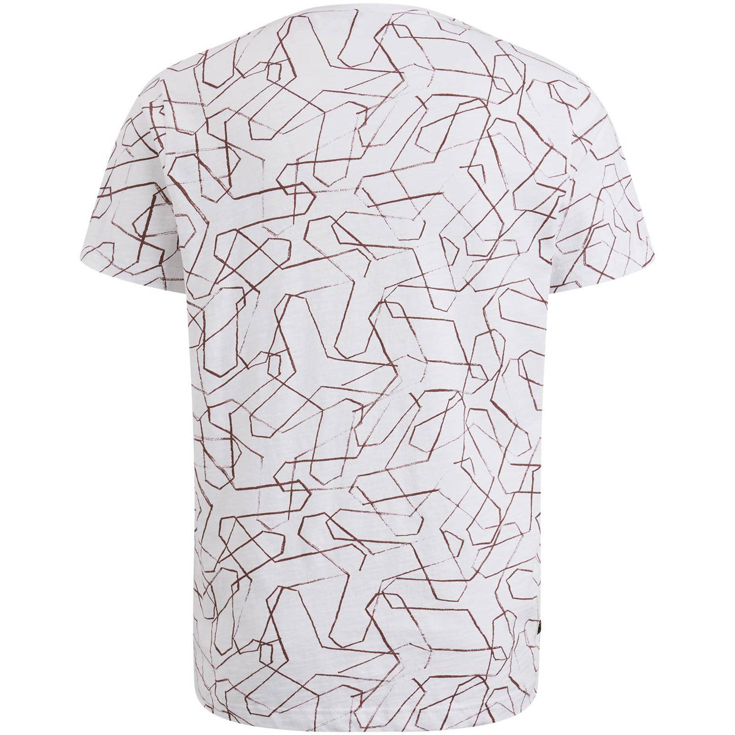 PME Legend T-shirt met all over print wit