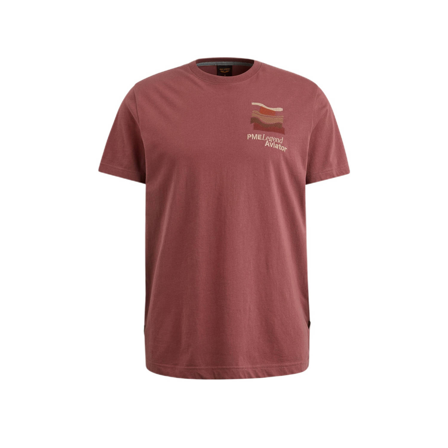 PME Legend T-shirt korte mouw Ptss2403585 Brown Heren