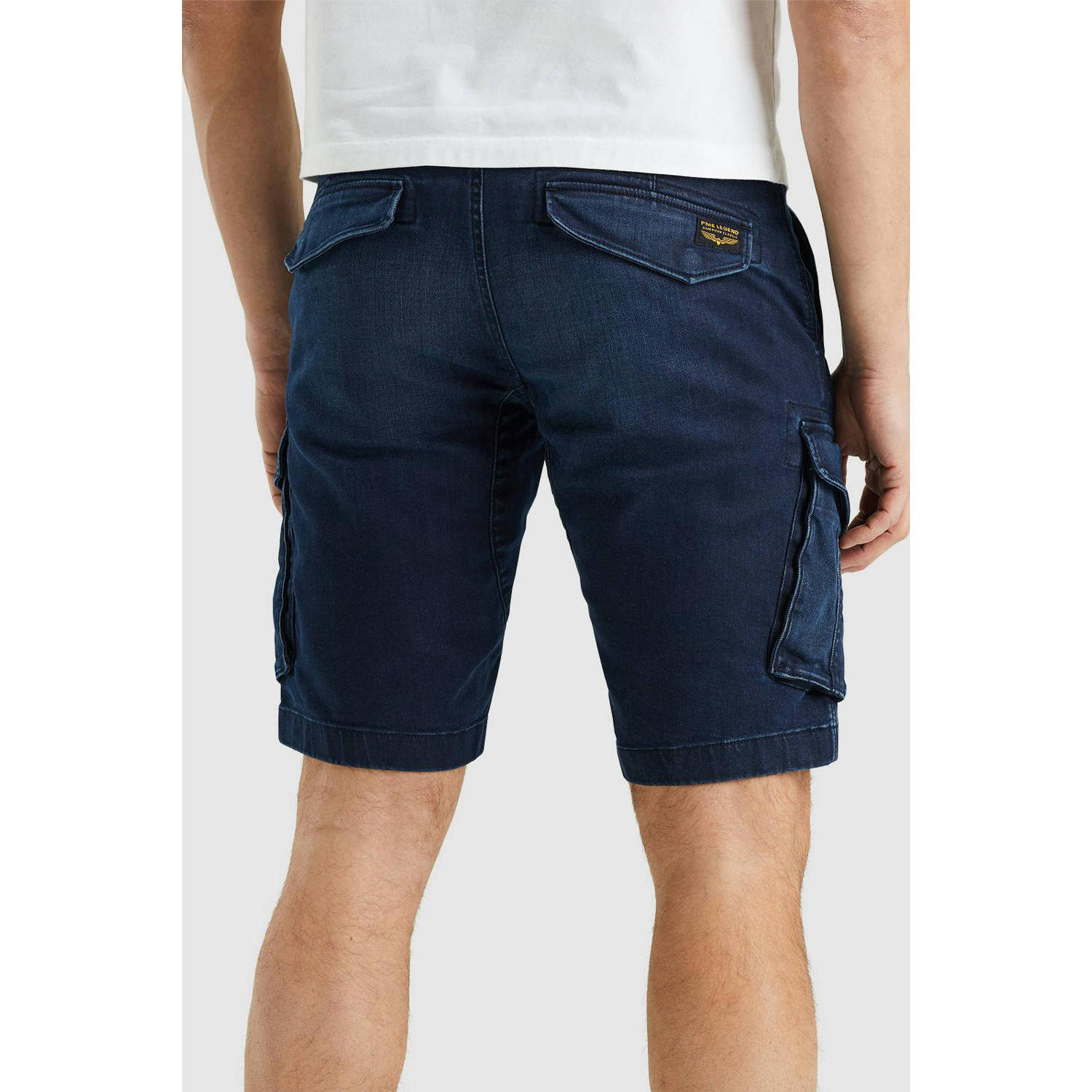 PME Legend regular fit cargo short NORDROP donkerblauw