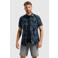 PME Legend regular fit overhemd met all over print donkerblauw