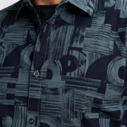 thumbnail: PME Legend regular fit overhemd met all over print donkerblauw