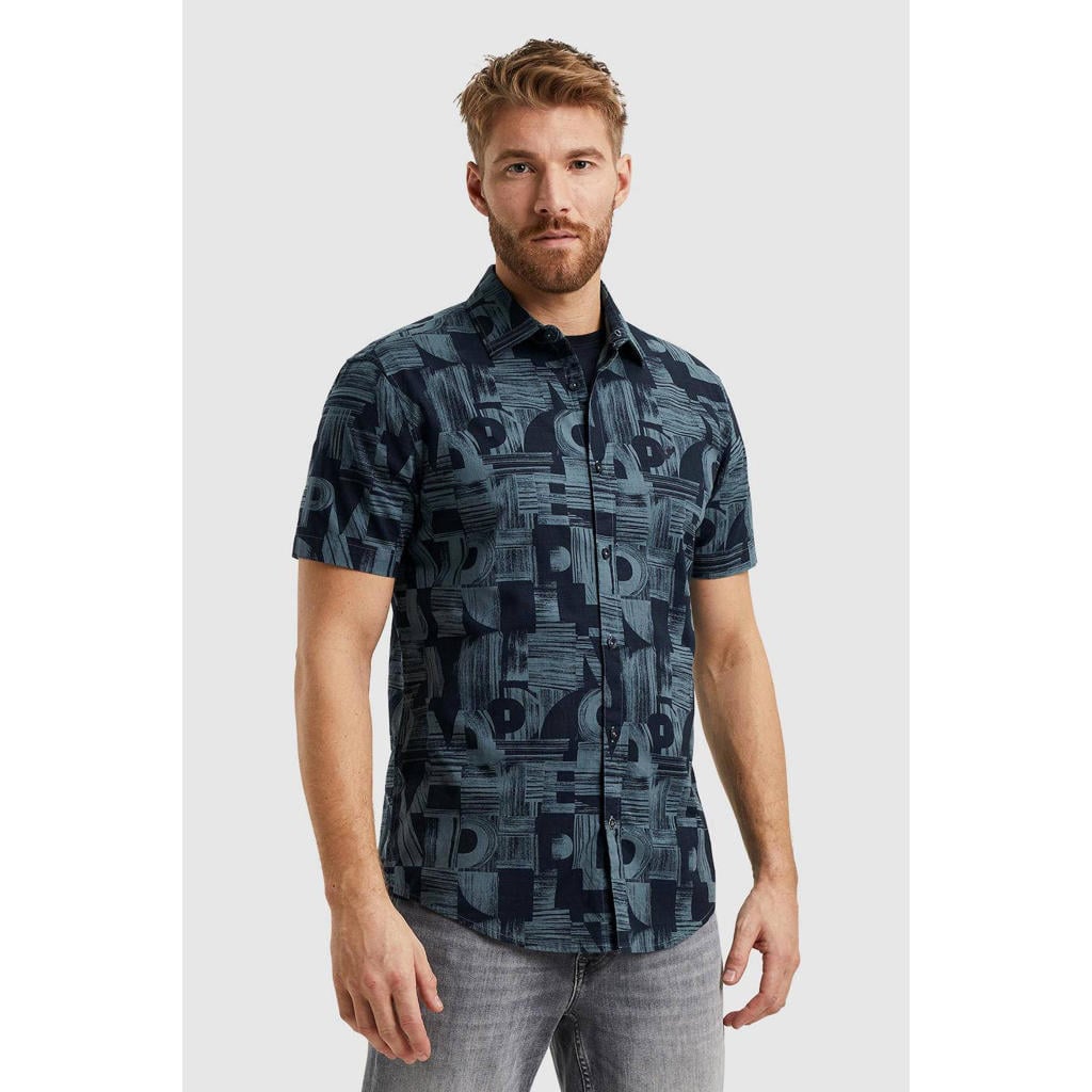PME Legend Regular Fit Overhemd Met All Over Print Donkerblauw Wehkamp pme-legend-regular-fit-overhemd-met-all-over-print-donkerblauw-wehkamp