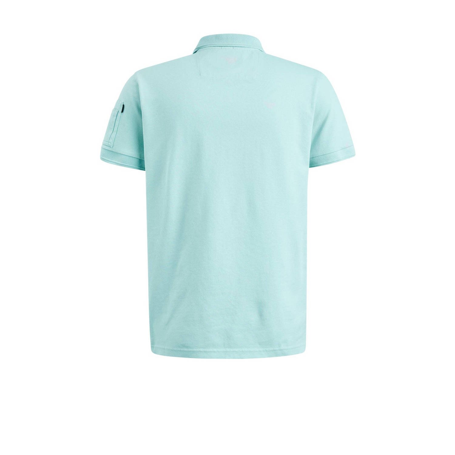 PME Legend polo Trackway met logo turquoise