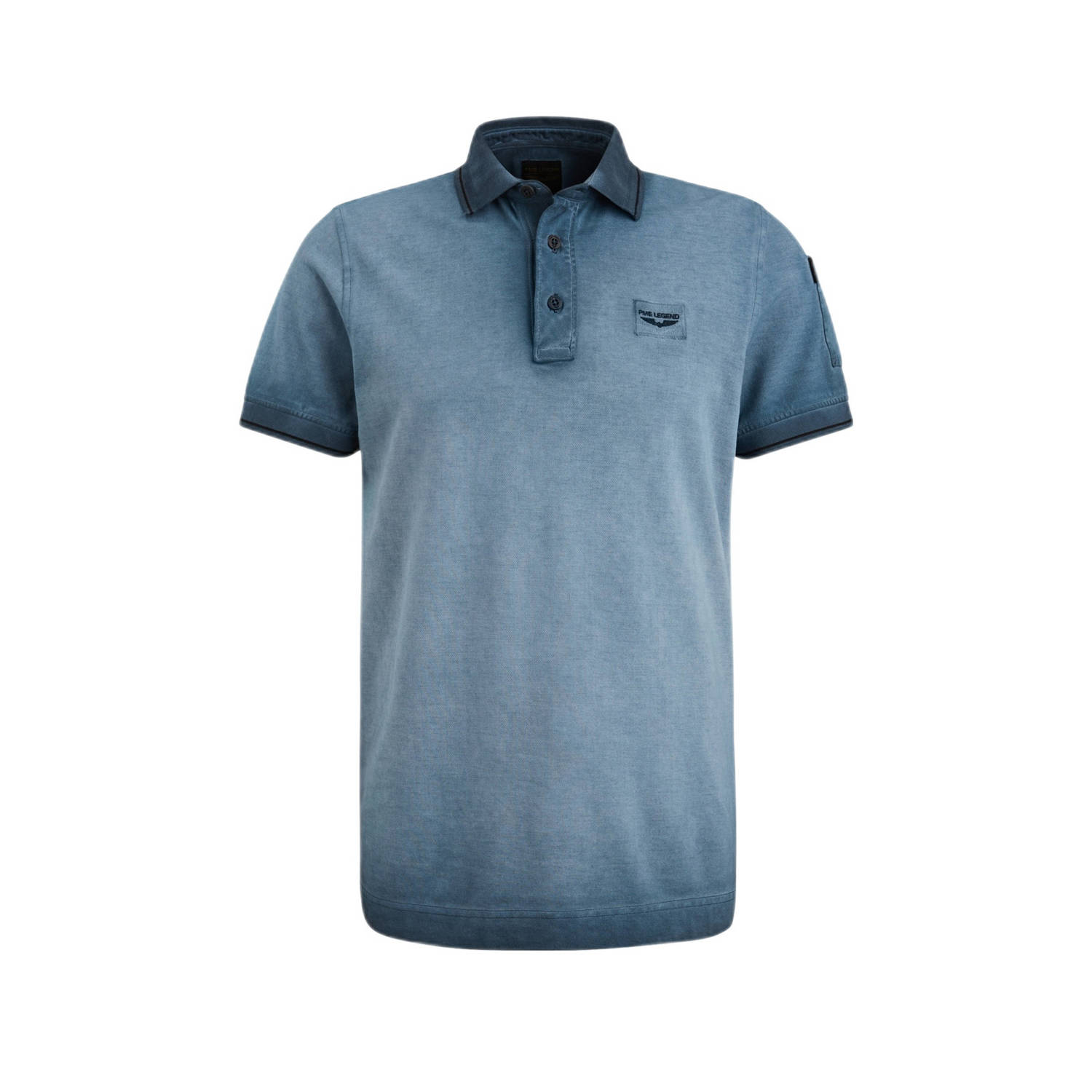 PME Legend polo met logo blauw