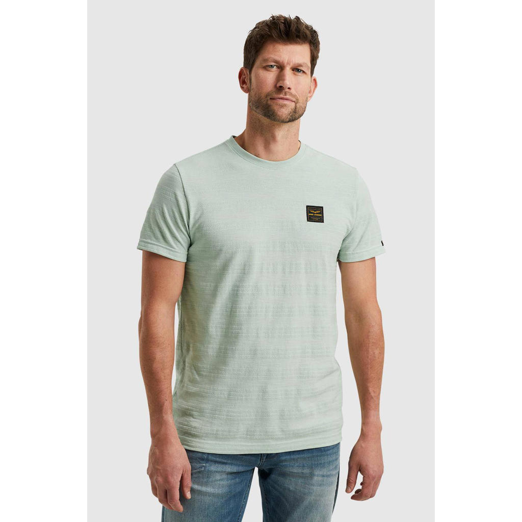 PME Legend T-shirt met printopdruk wit