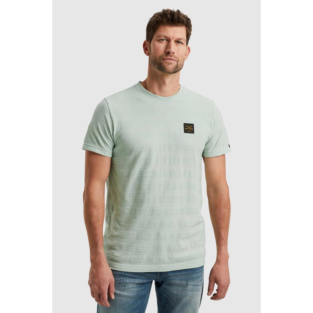 PME Legend T-shirt met printopdruk wit PME Legend T-shirt met printopdruk wit