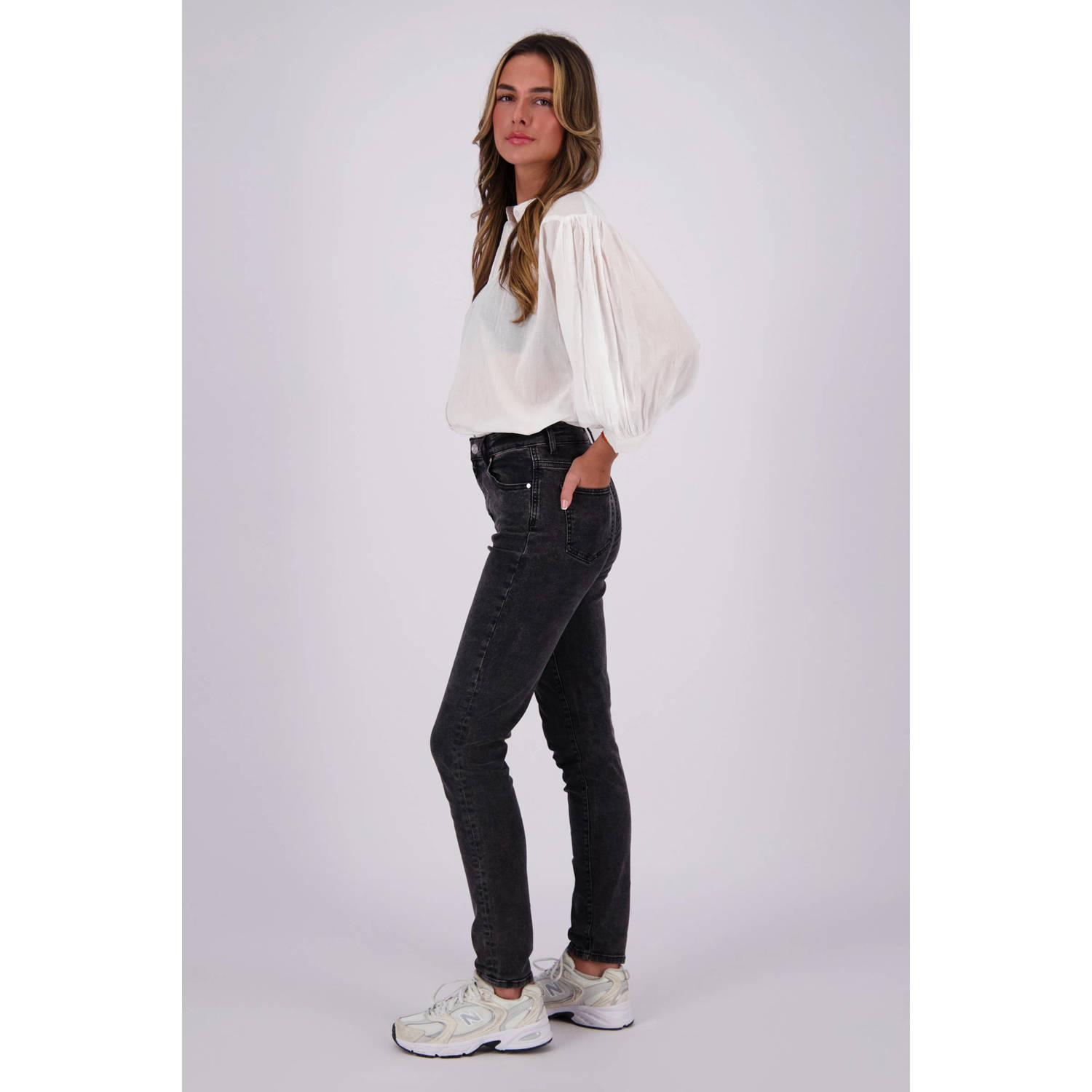 Raizzed blouse Feryal wit