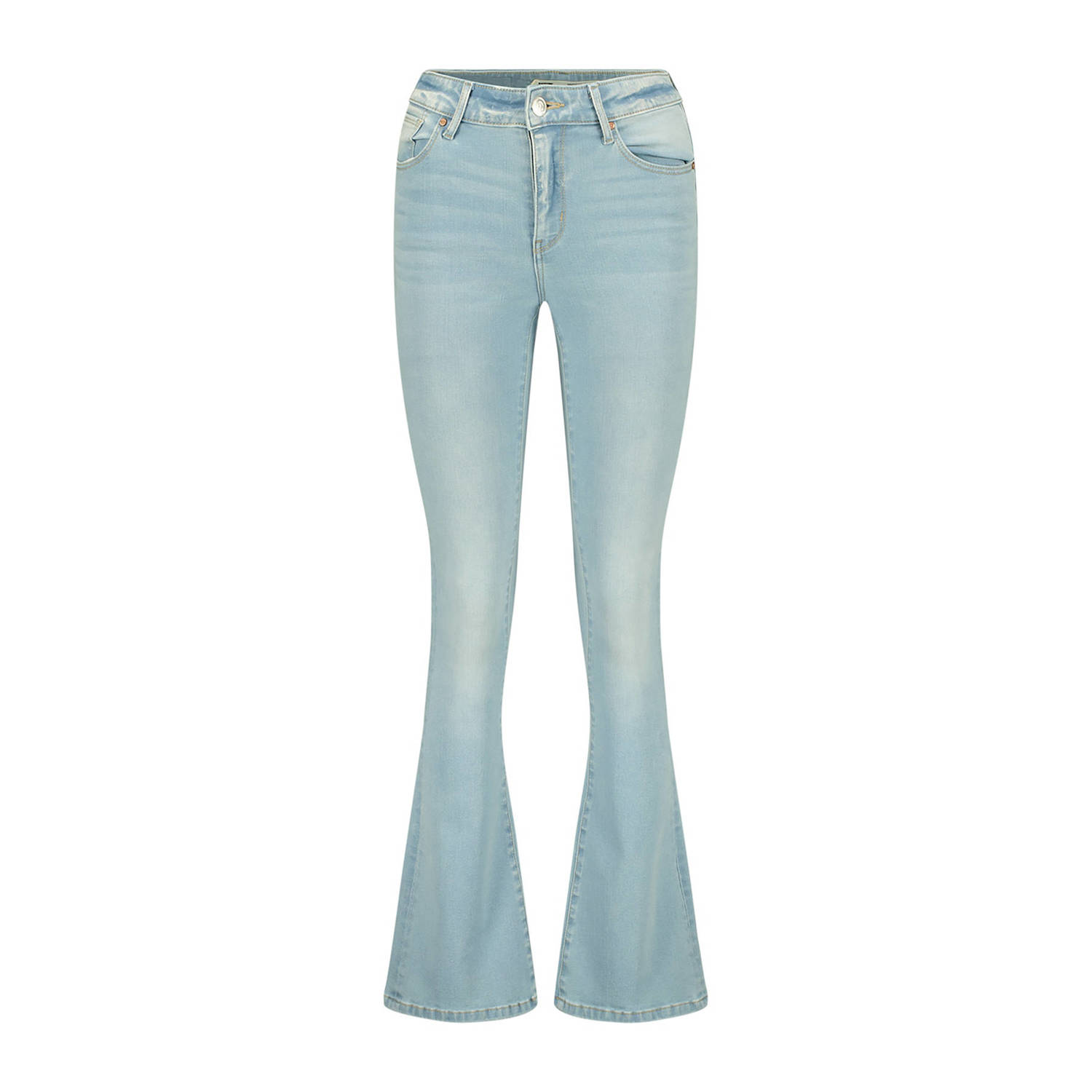 Raizzed high waist flared jeans Sunrise light blue denim