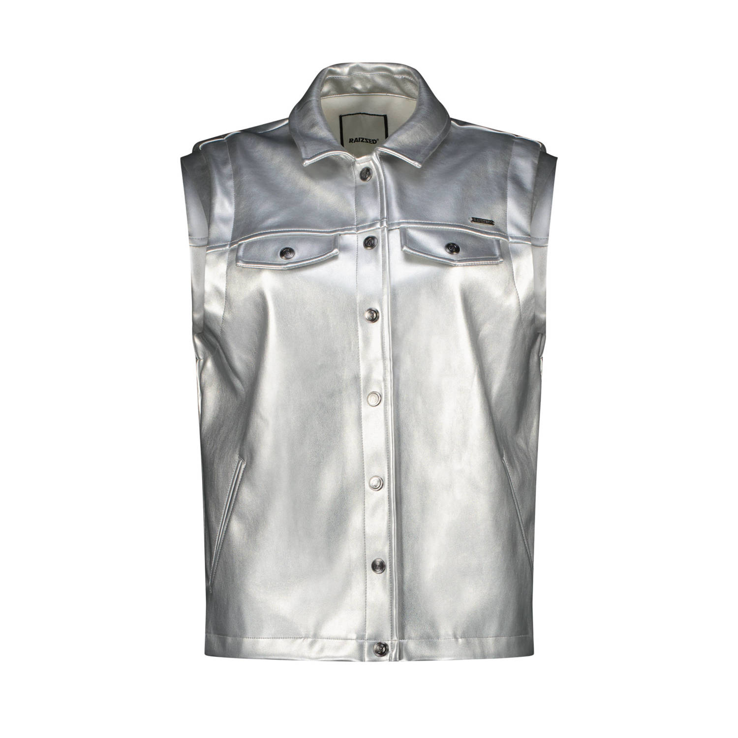 Raizzed coated gilet zilver