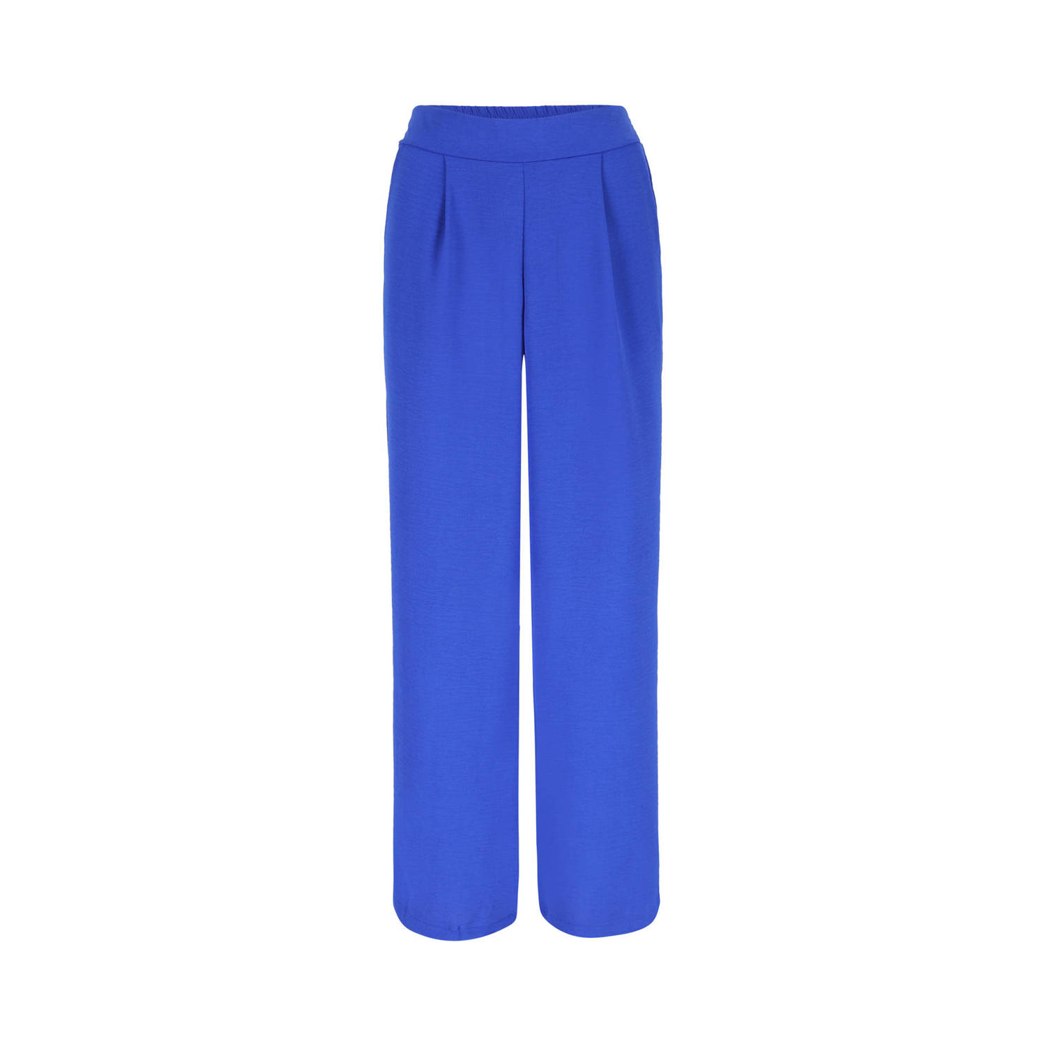 LOLALIZA high waist wide leg pantalon blauw