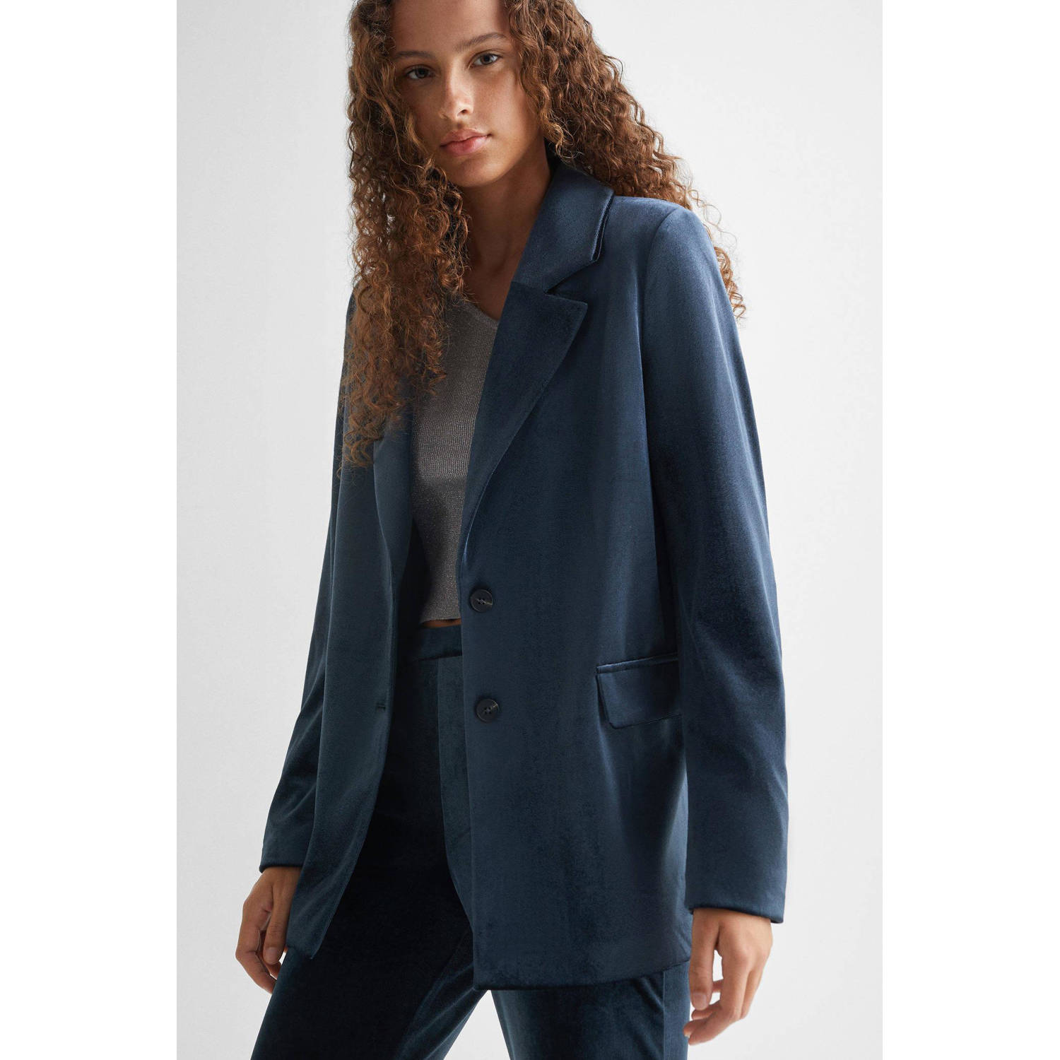 Mango Kids blazer marinieblauw