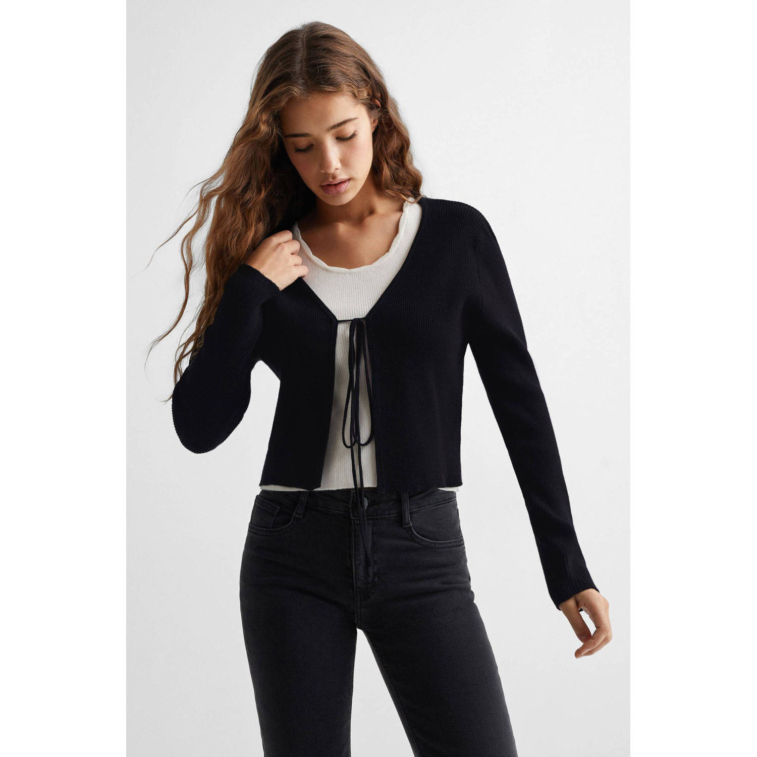 Mango Kids vest zwart