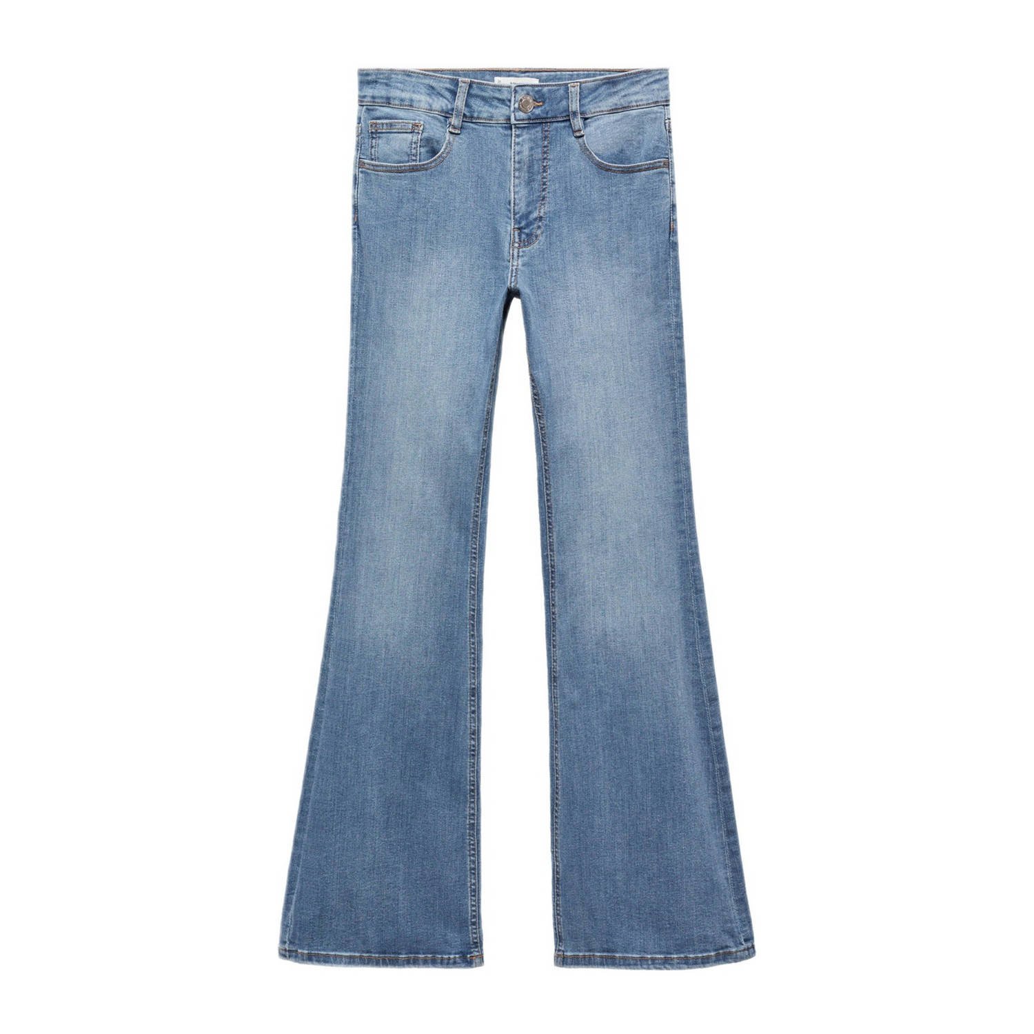 Mango Kids flared jeans changeant blauw