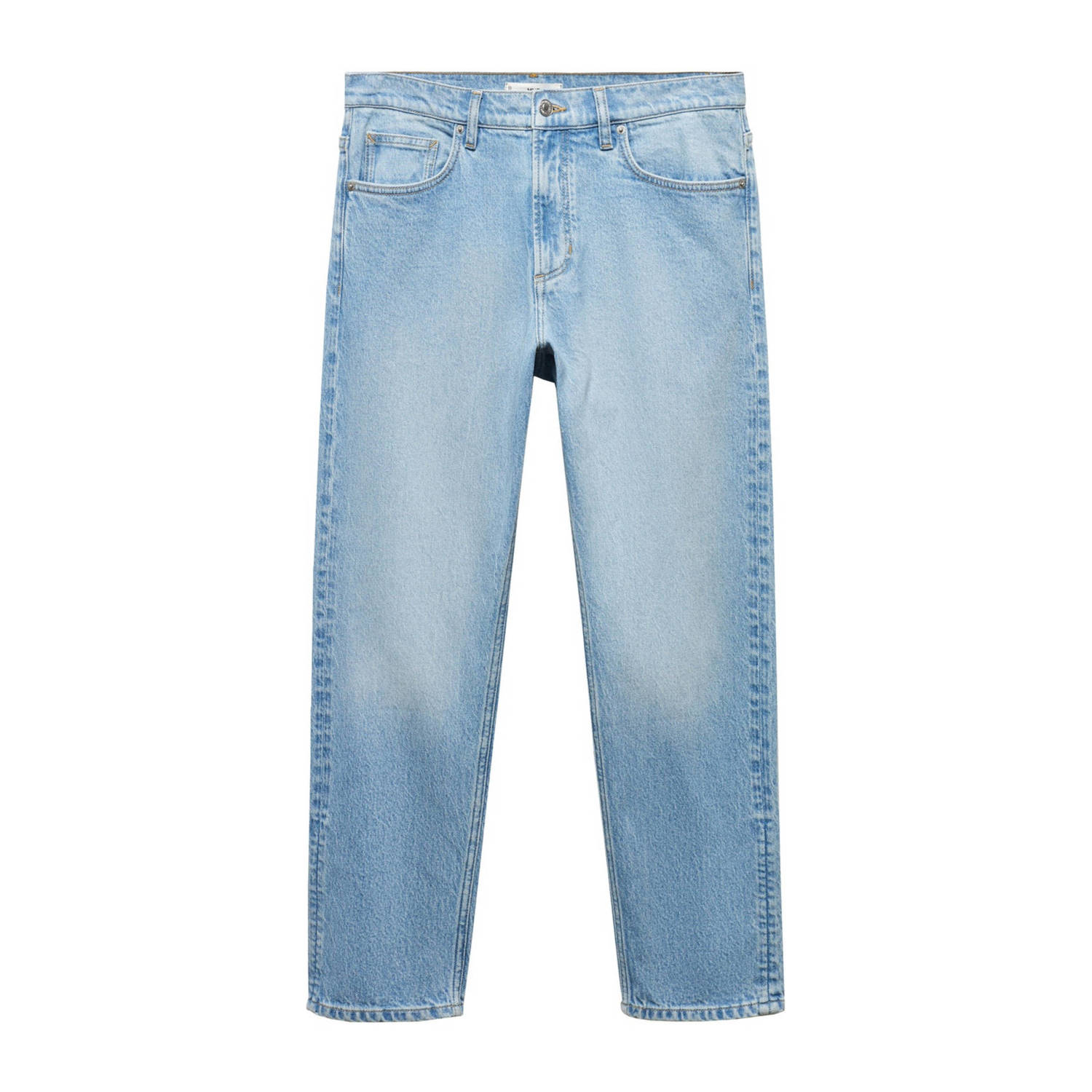 Mango Man tapered fit jeans lichtblauw