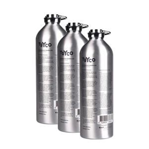 kruik aluminium (set van 3)