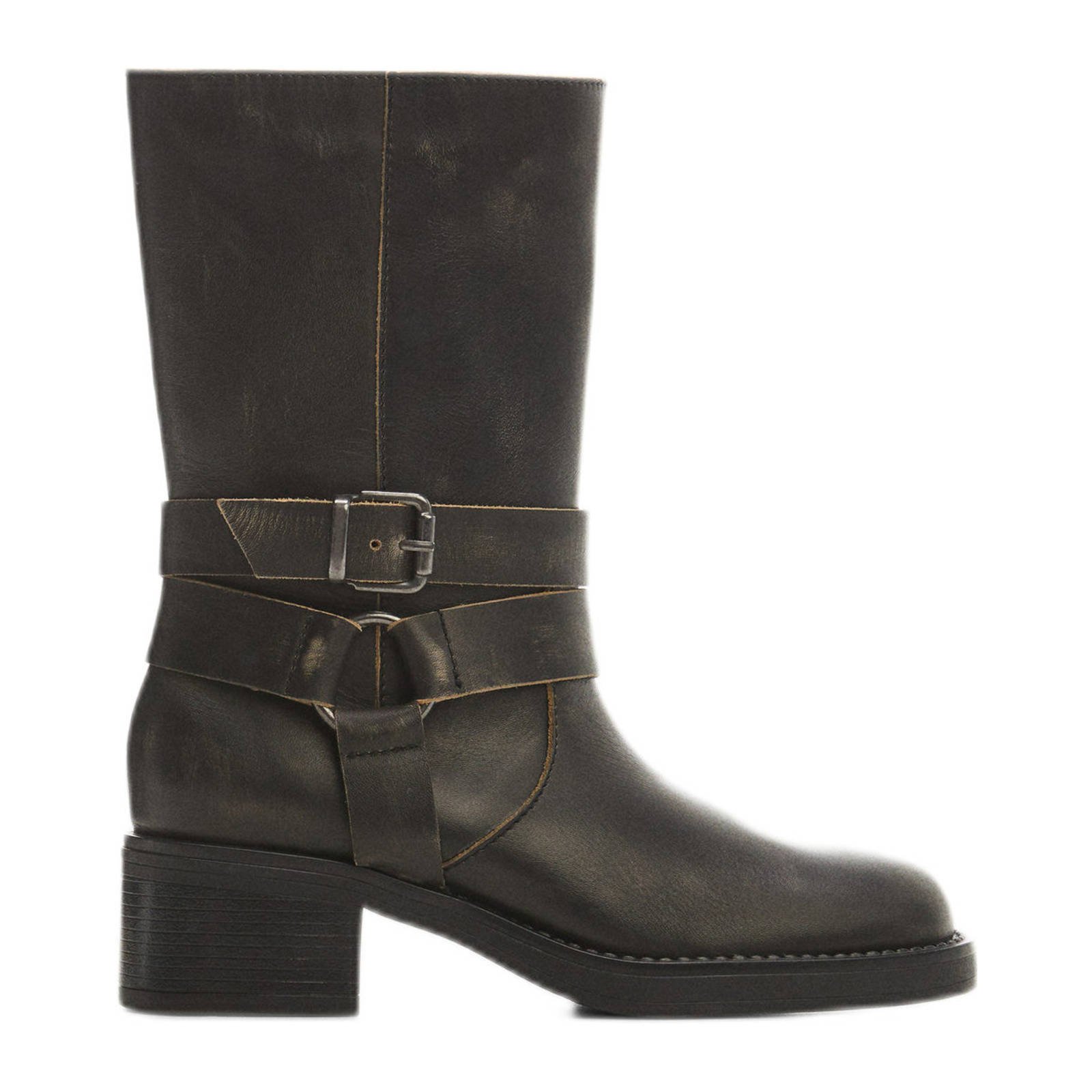 Mango store biker boots