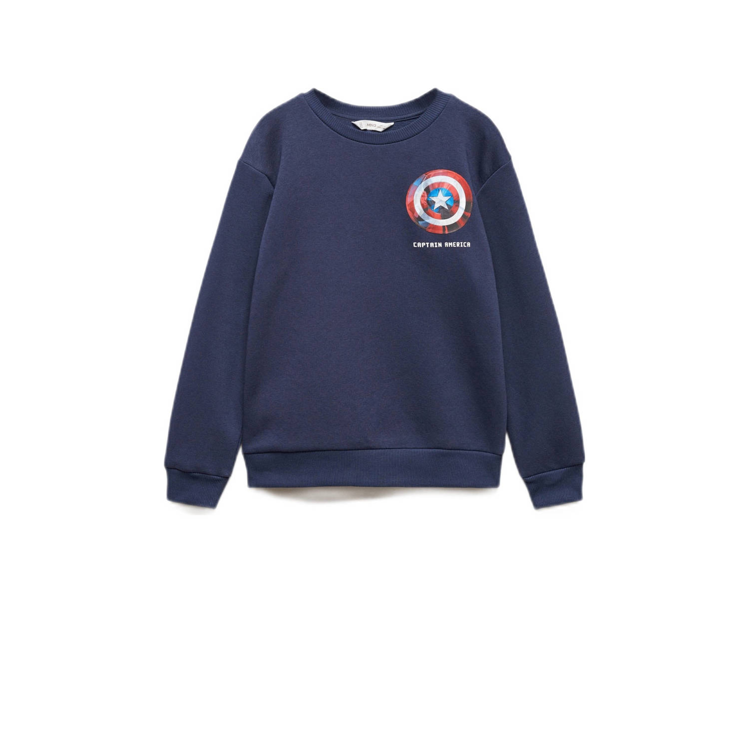 Mango Kids Captain America sweater donkerblauw Personage 128