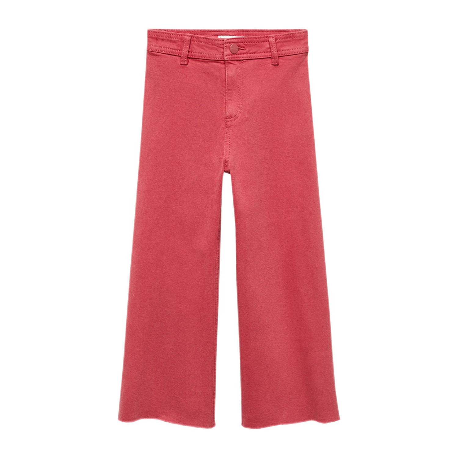 Mango Kids wide leg broek rood