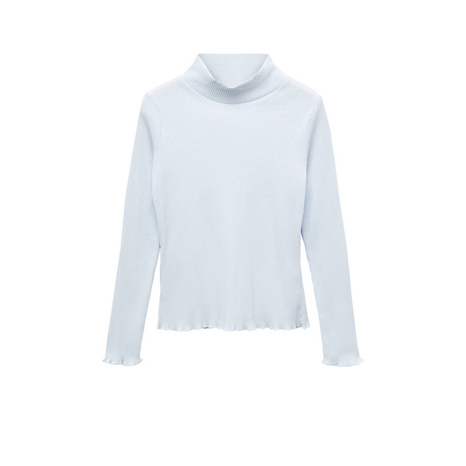 Mango Kids longsleeve pastelblauw