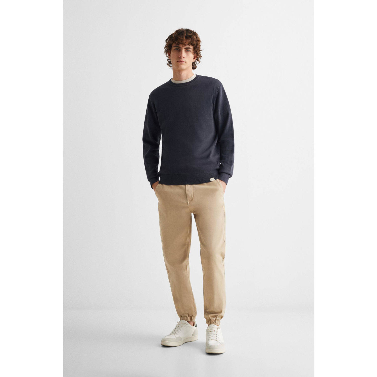 Mango Kids relaxed broek zand