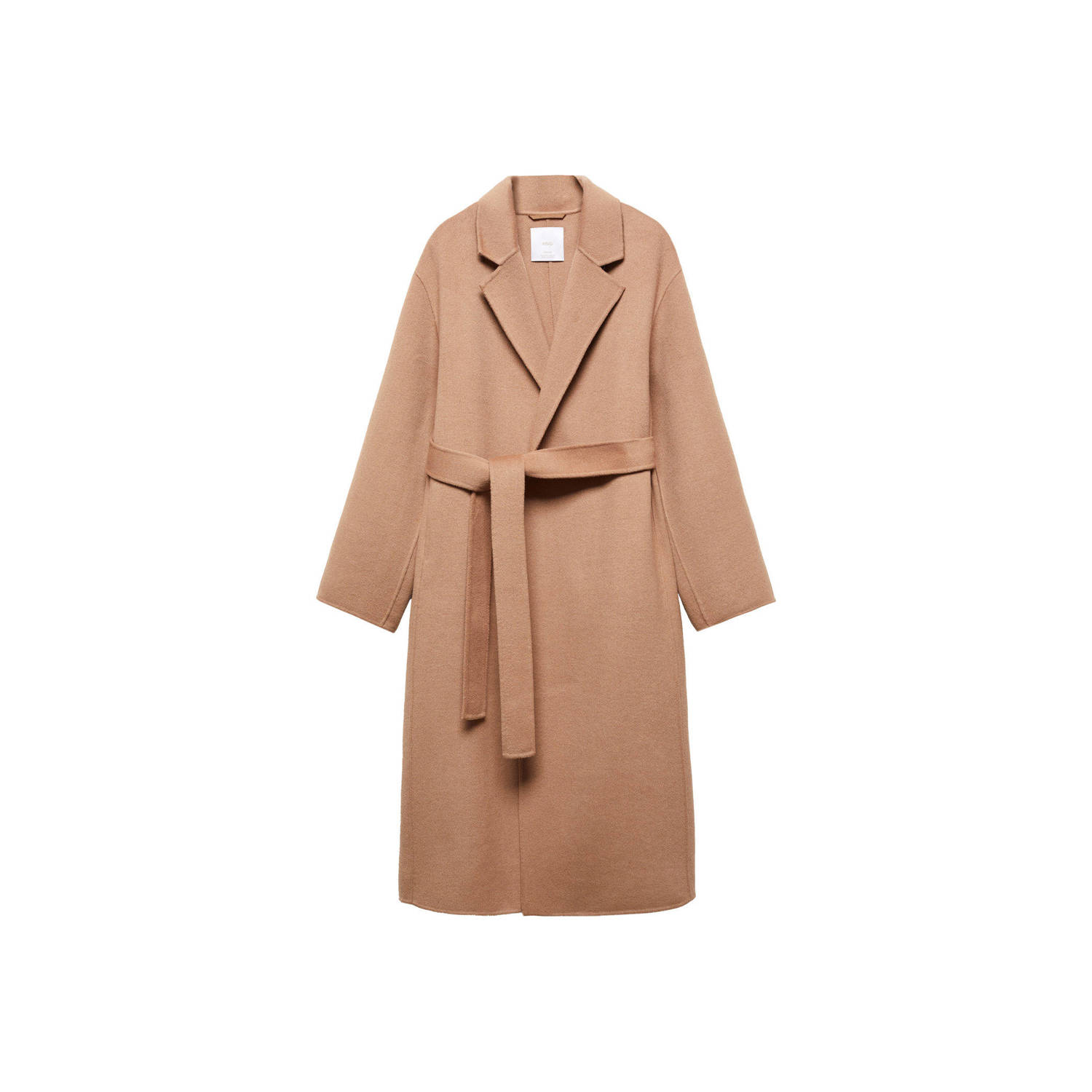 Mango jas met wol camel