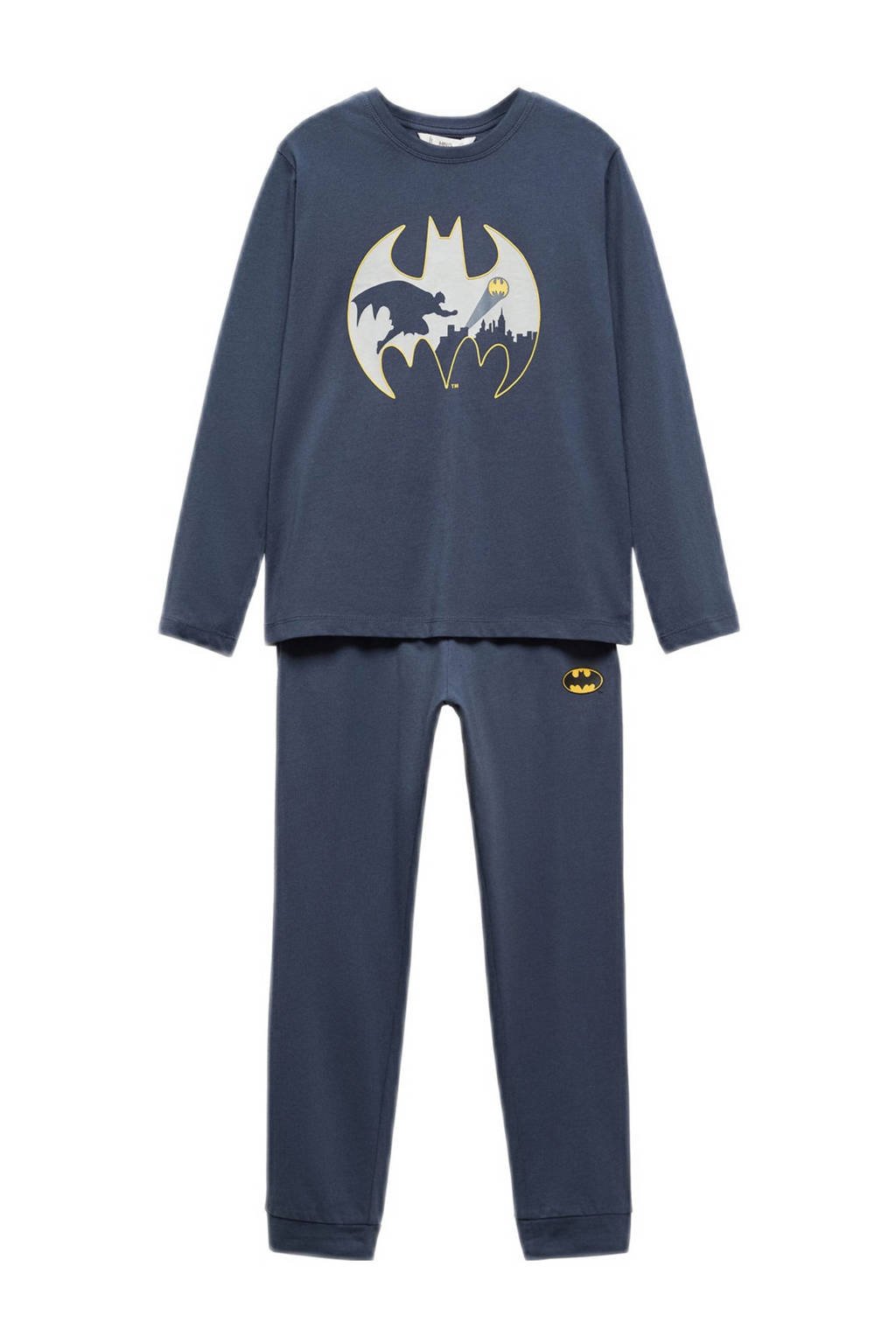 Batman pyjama met printopdruk donkerblauw