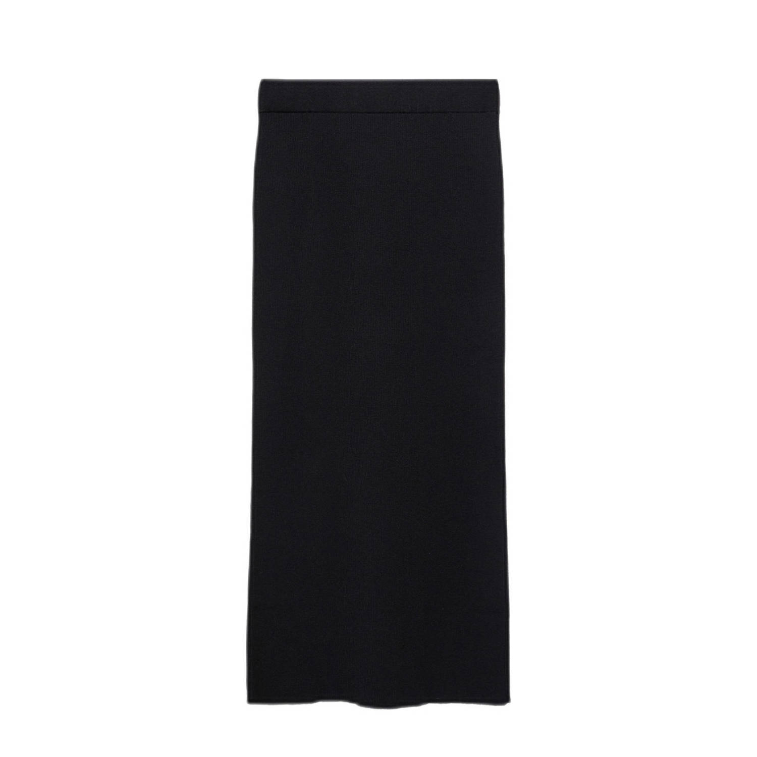 Mango Kids rok zwart Meisjes Viscose Effen 152(XXS)