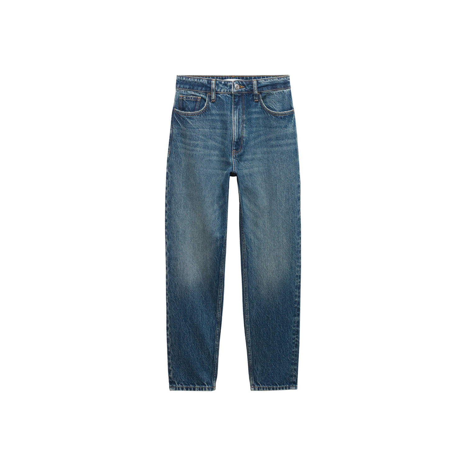 Mango cropped jeans medium blue denim