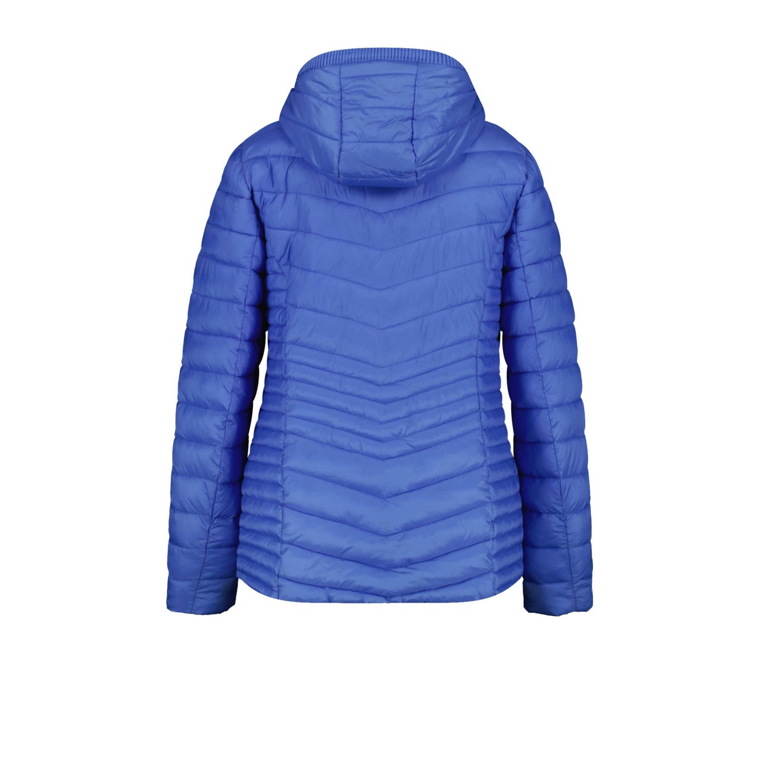 MS Mode licht gewatteerde jas blauw