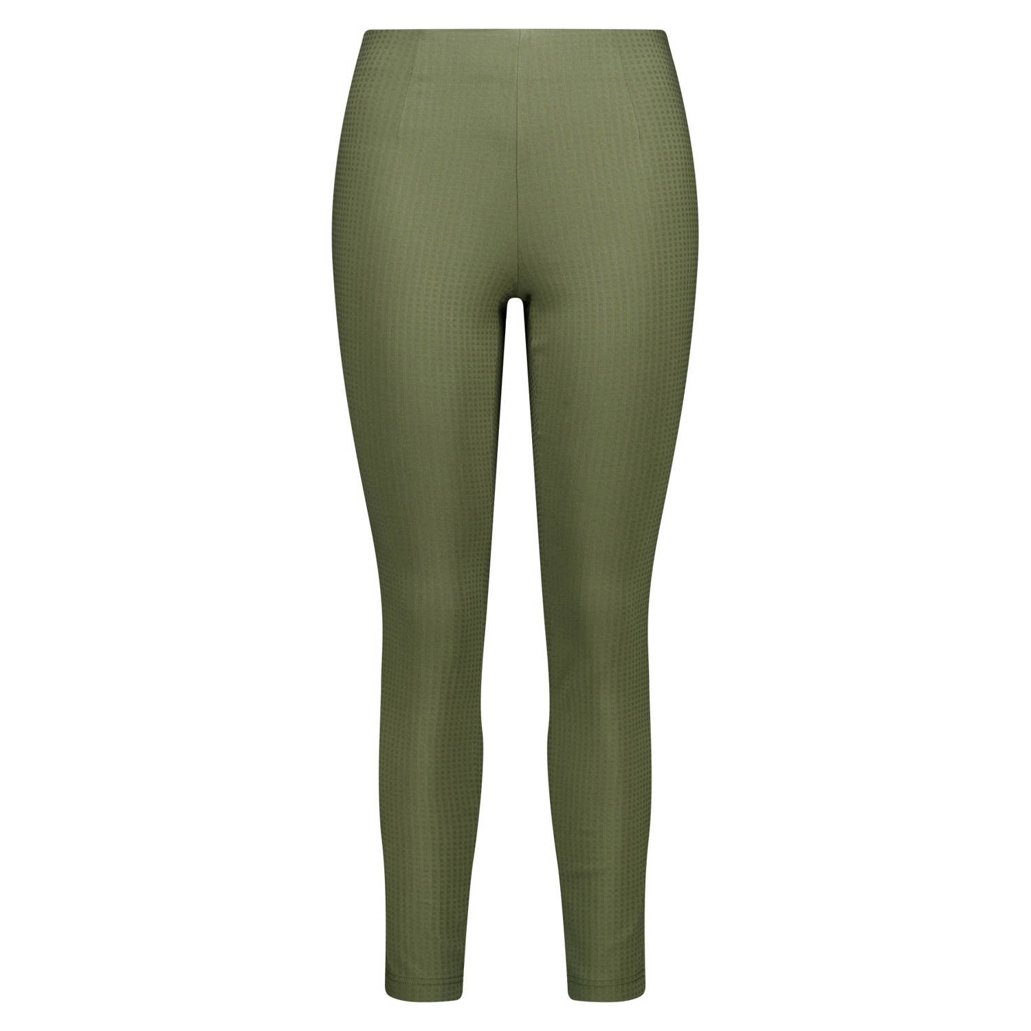 MS Mode high waist skinny tregging groen