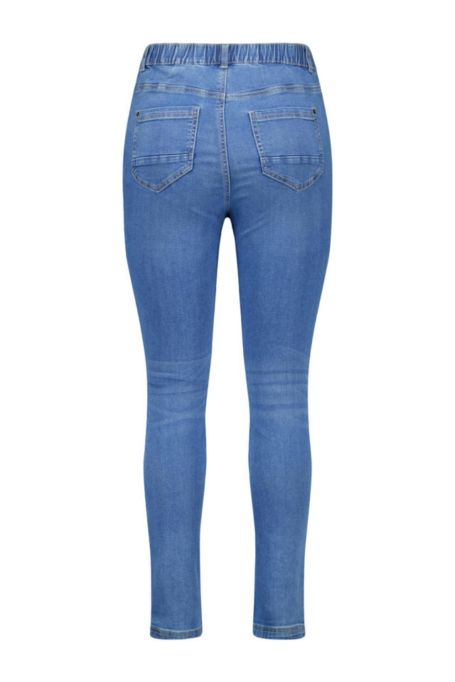 MS Mode skinny tregging light blue denim wehkamp