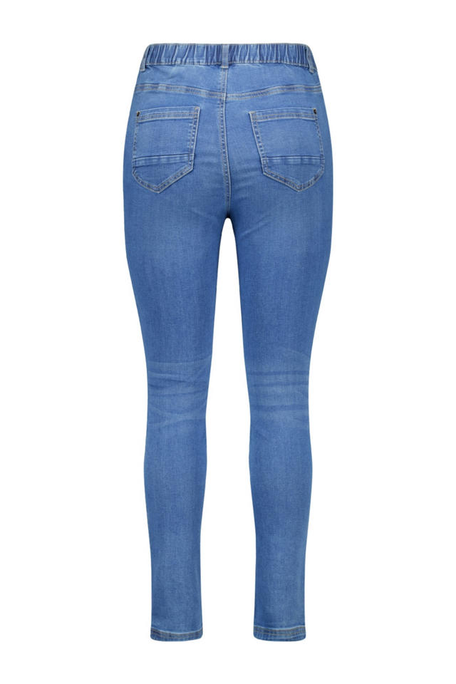 MS Mode skinny tregging light blue denim wehkamp