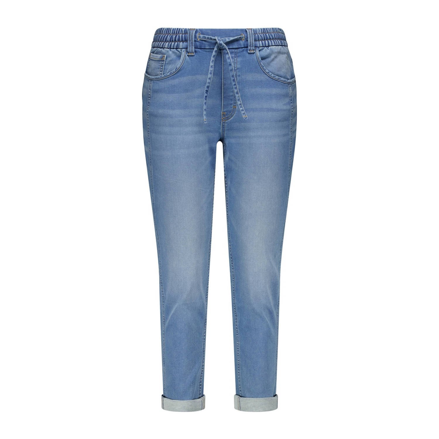 MS Mode cropped jeans light blue denim