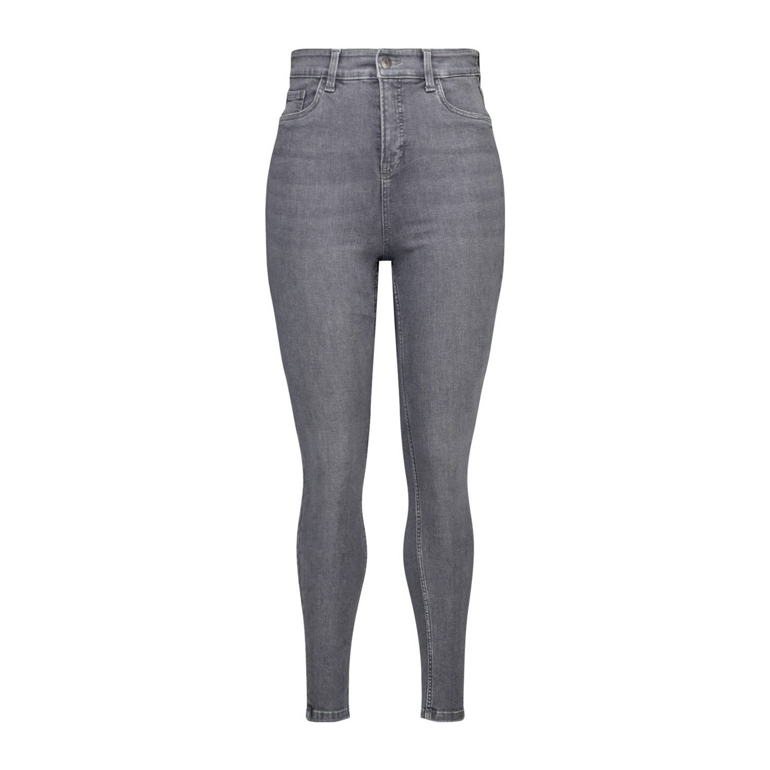 MS Mode high waist skinny jeans grey denim