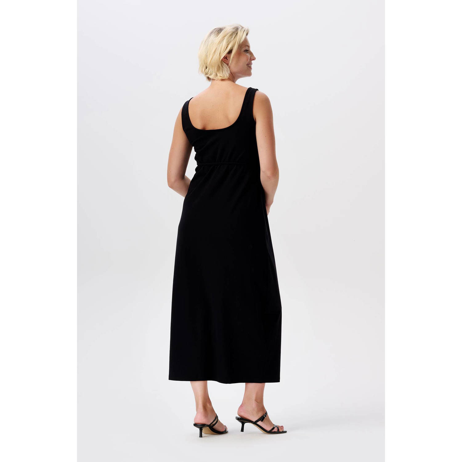 Noppies maternity maxi jurk zwart