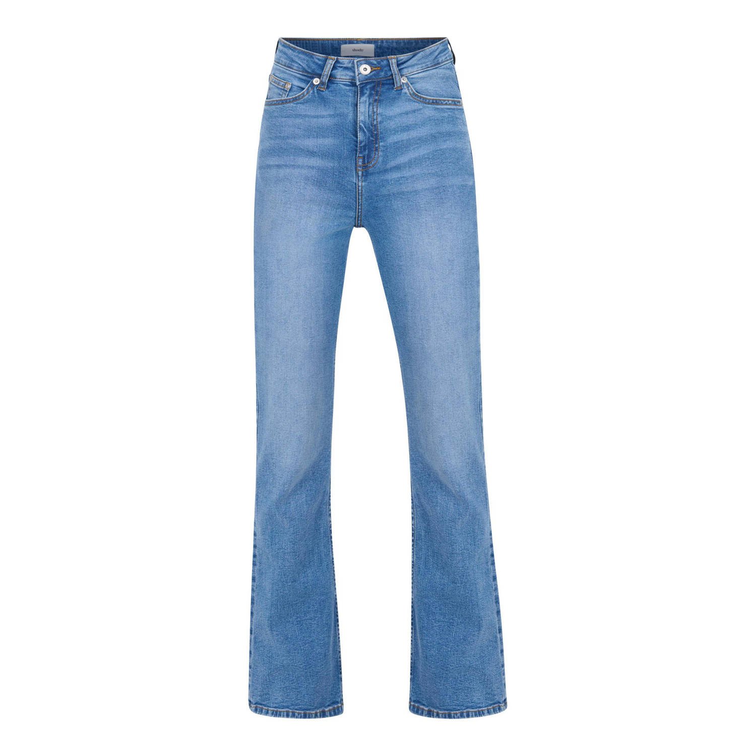 Shoeby high waist flared jeans medium blue denim
