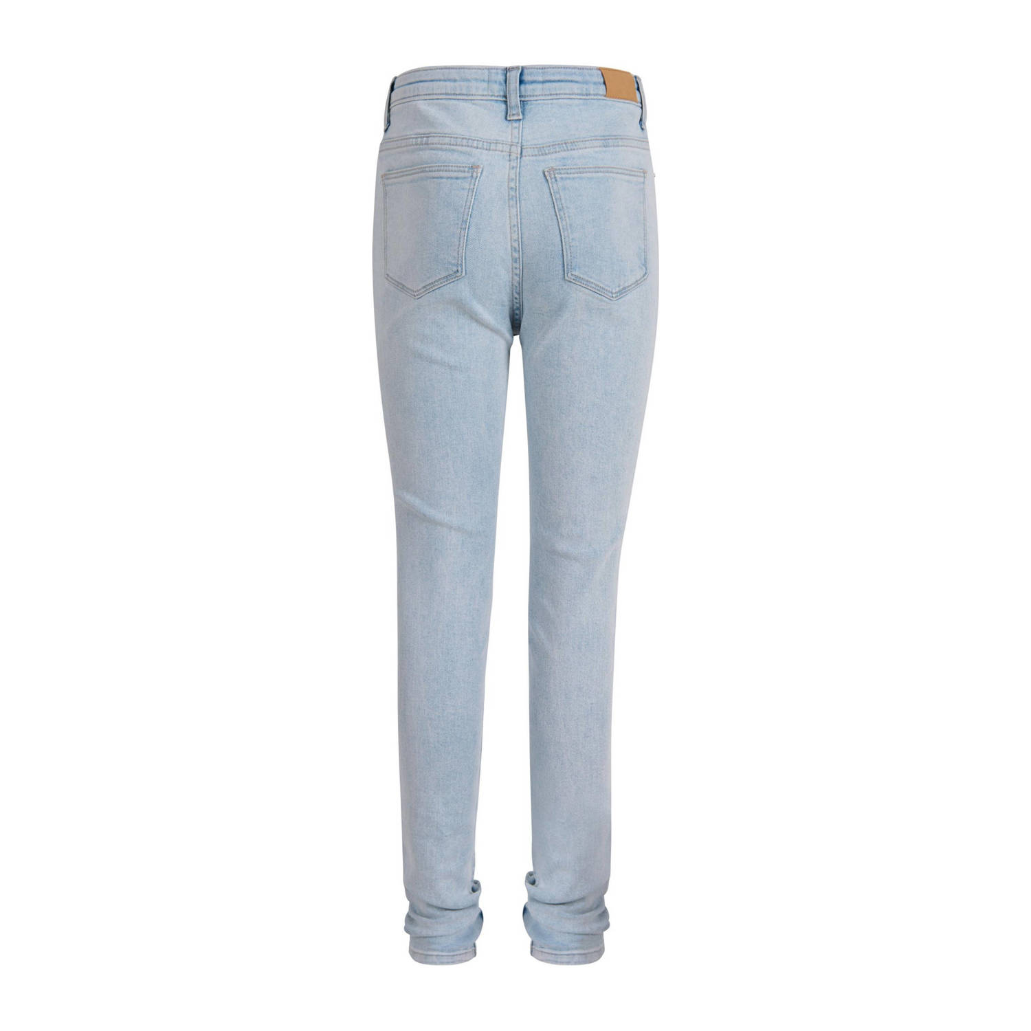 Shoeby high waist skinny jeans light blue denim bleached