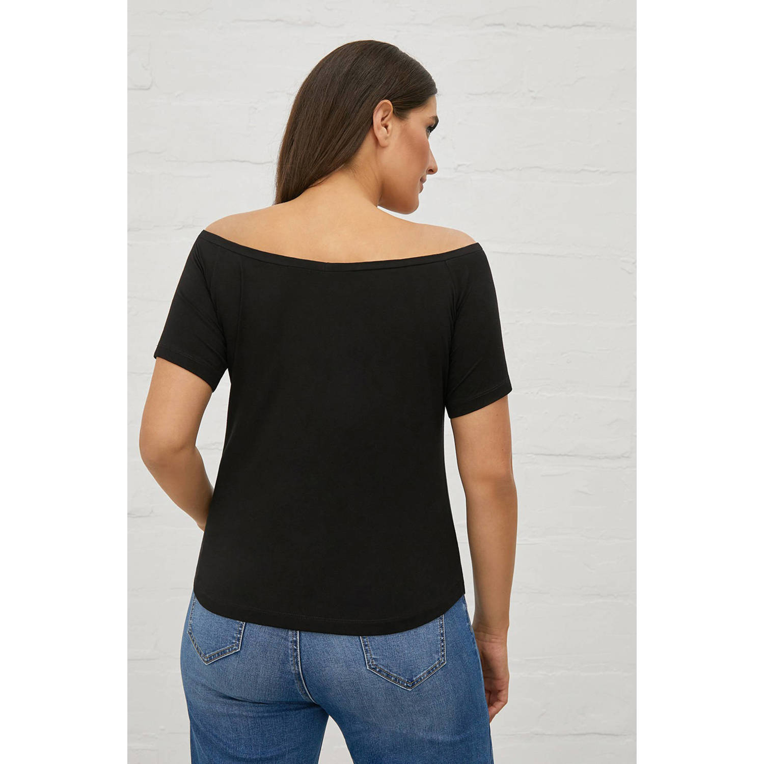 Mat Fashion top zwart