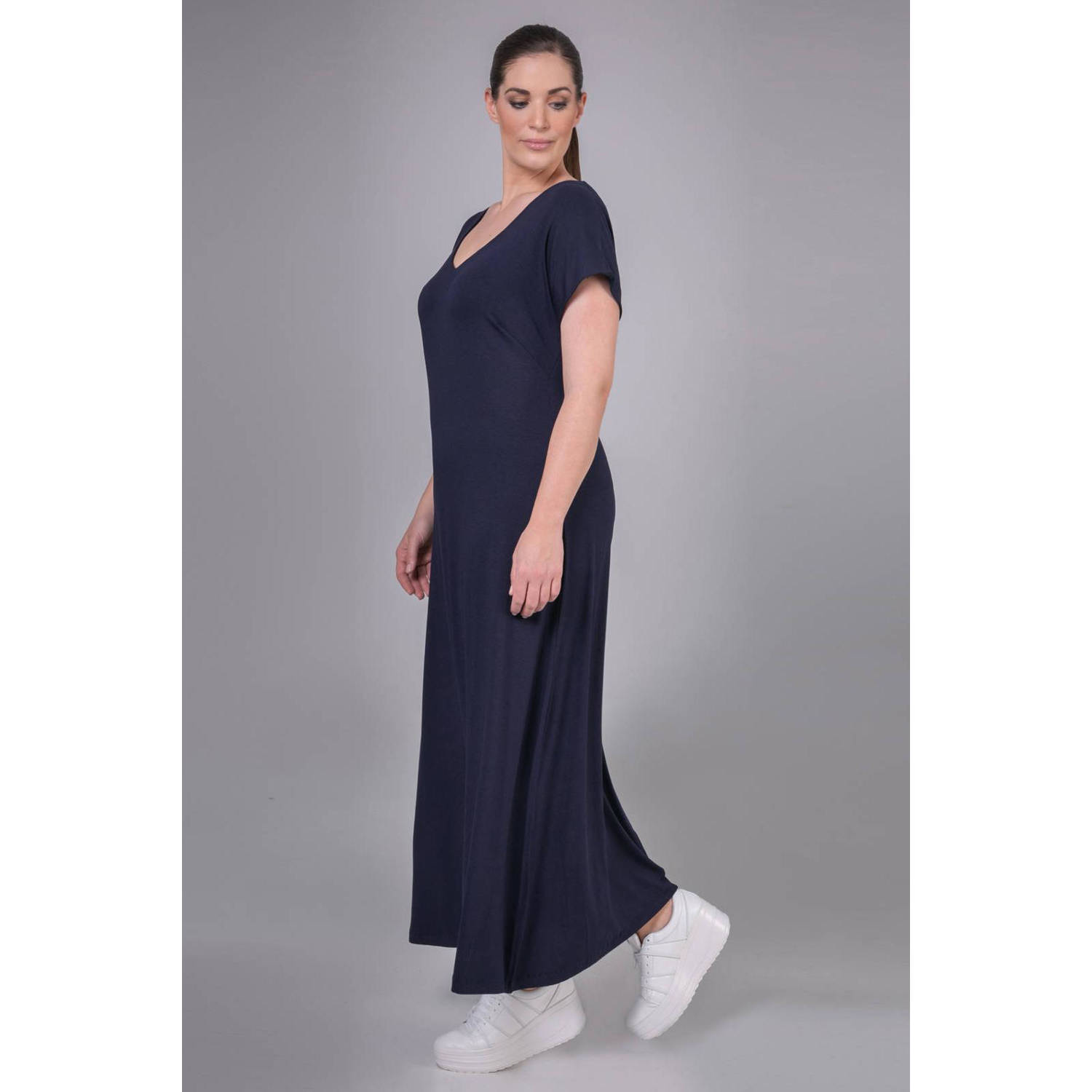 Mat Fashion jurk blauw