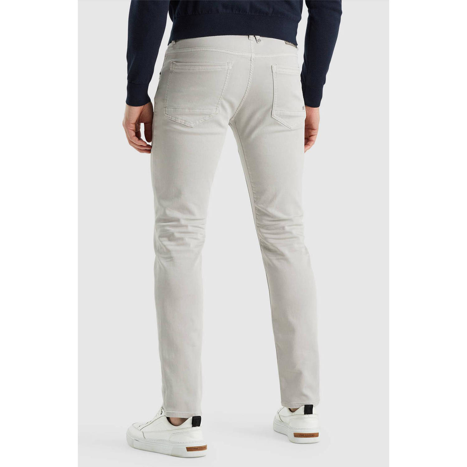 PME Legend slim fit chino TAILWHEEL grijs